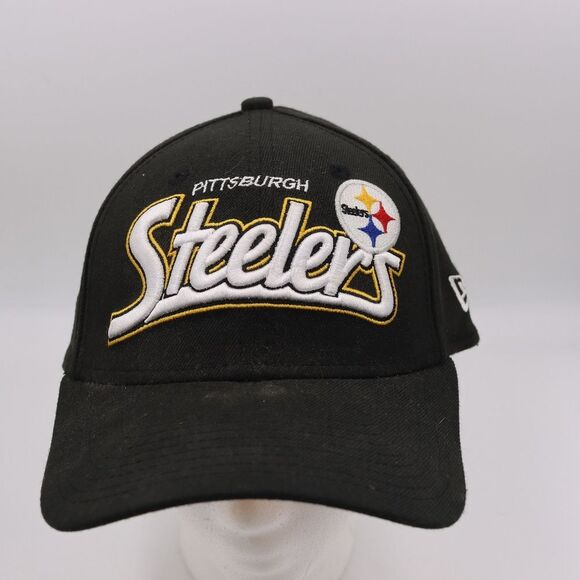 New Era Pittsburgh Steelers Hat Fitted Small Medium Hat Cap - Picture 1 of 10